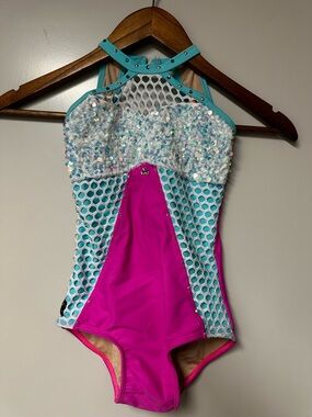 Kandi Kouture leotard - mermaid (CM 5/6)